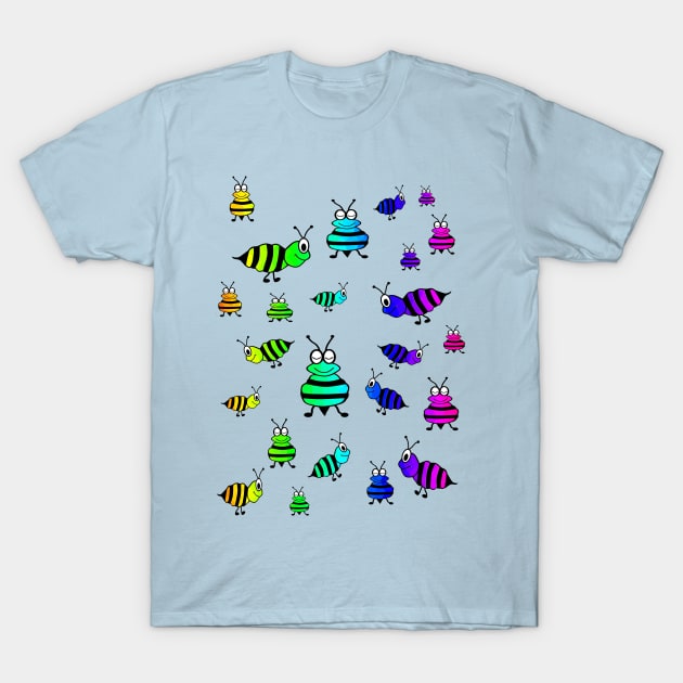 BUZZ Off Bees T-Shirt by SartorisArt1